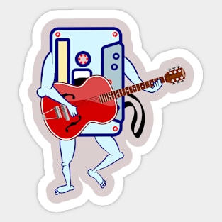 Country music mix tape Sticker